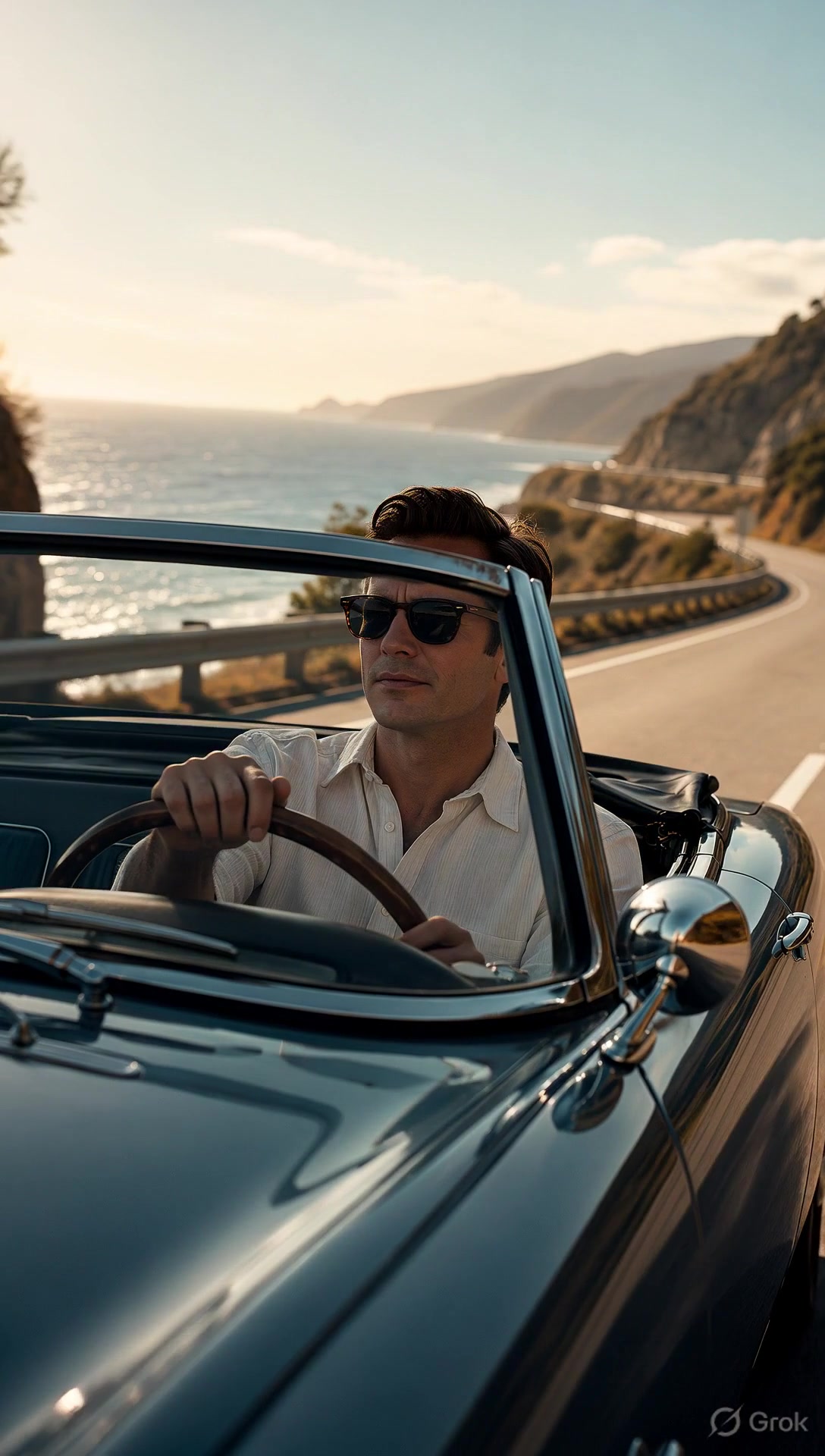 09 · Sunday Drive｜French–Italian Riviera · c. 1963. Still from the original moving image.