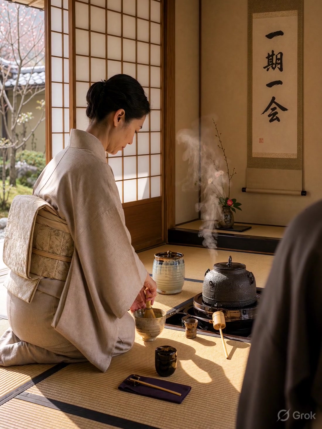 Tea Before Words. Still from the original moving image.
