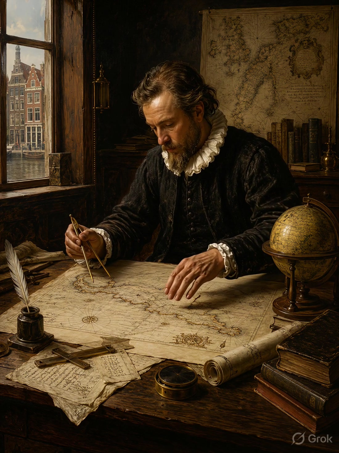 The Mapmaker’s Morning. Still from the original moving image.