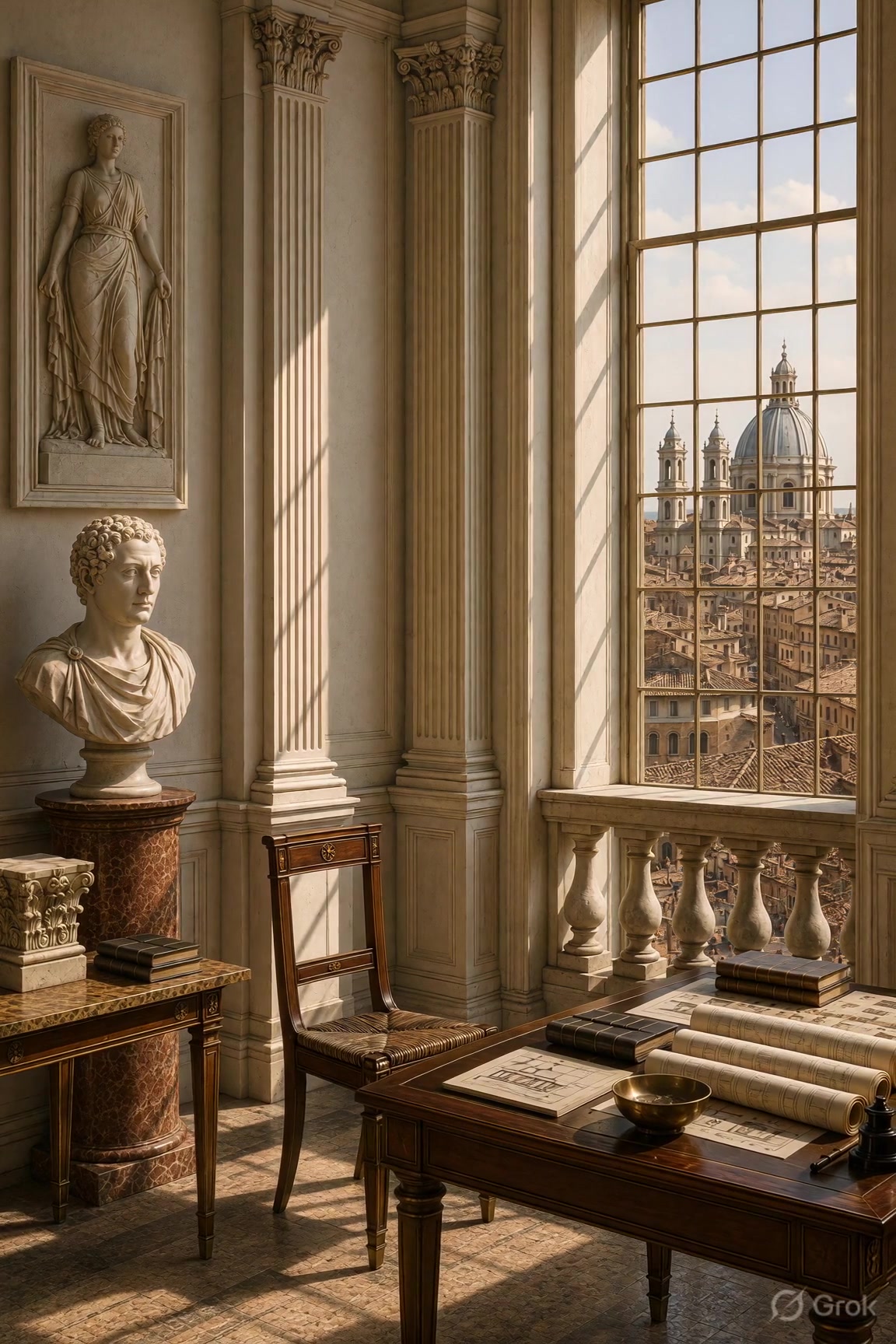 01 · The Memory of Air｜Rome · c. 1785. Still from the original moving image.