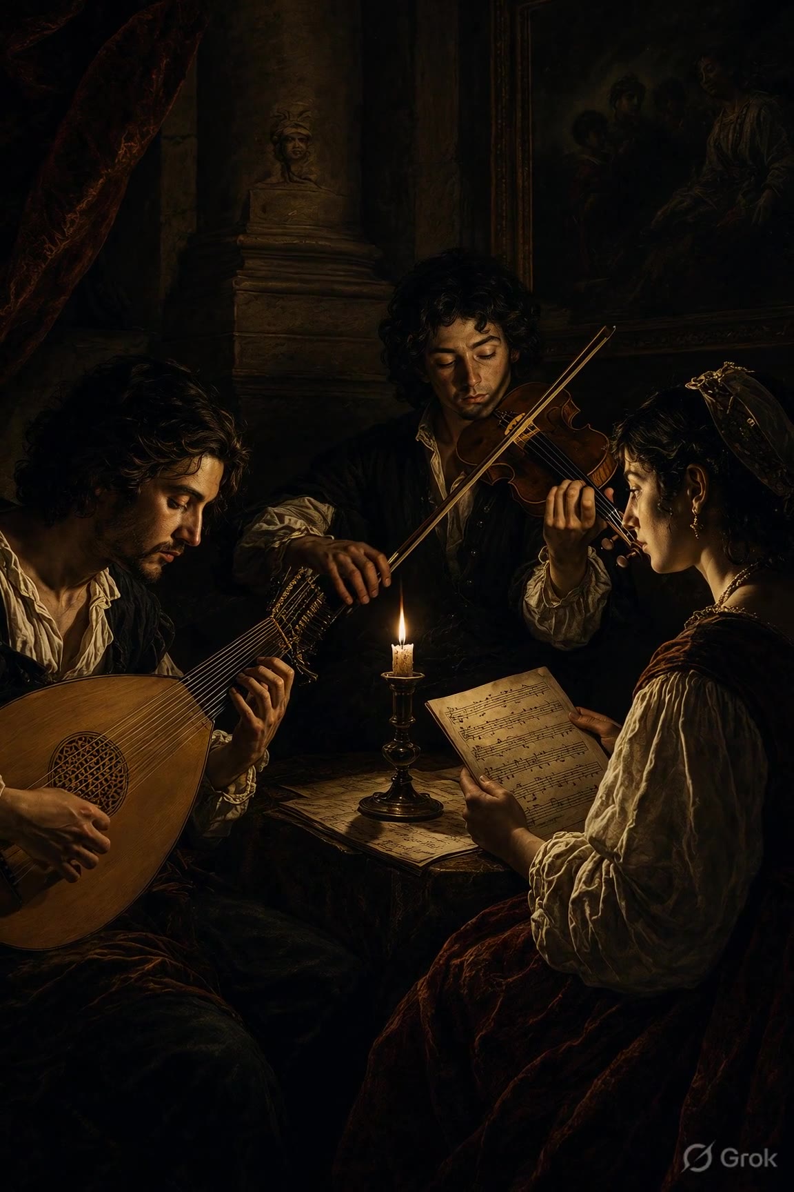 The Music After Dark. Still from the original moving image.