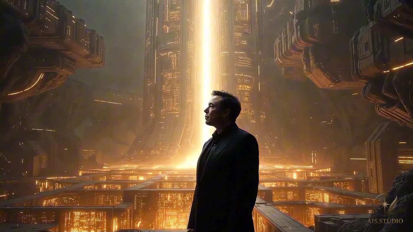 Turn a visionary founder into a cinematic archetype — and try your own character, original creation, or even a meme figure.. Still from the original moving image.